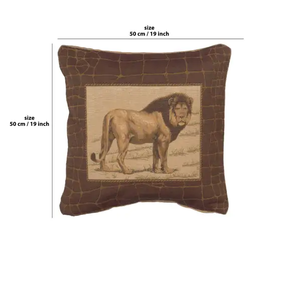 Savannah Lion cushion covers