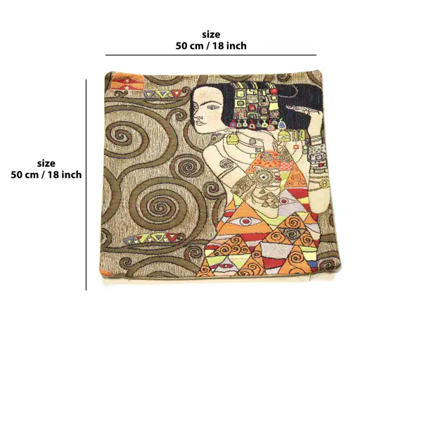 Klimt Or - L'Attente cushion covers