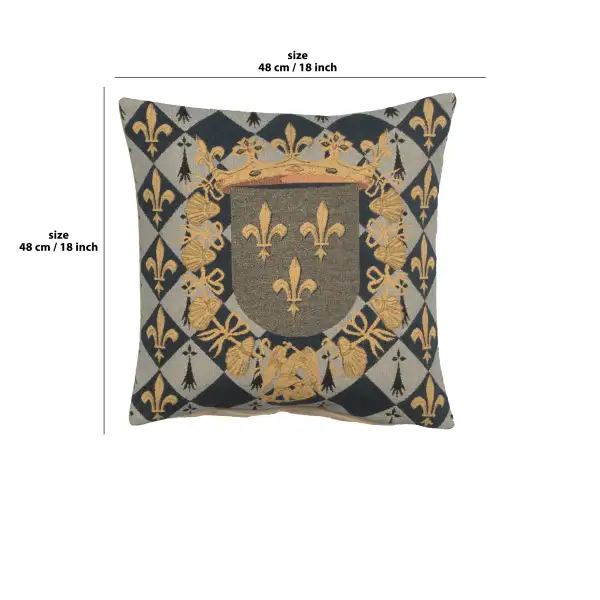 Medieval Crest I throw pillows