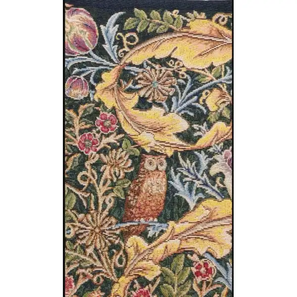Owl and Pigeon Belgian Cushion Cover