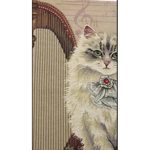 Cat With Harp cushion covers