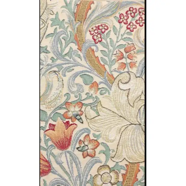 Golden Lily Light William Morris Belgian Cushion Cover
