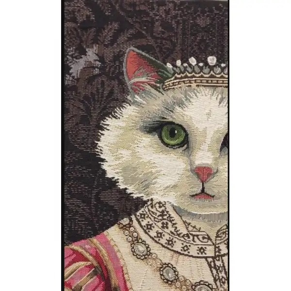 Cat With Crown A Belgian Cushion Cover