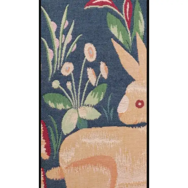 Medieval Rabbit tapestry couch pillows