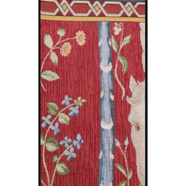 La Licorne tapestry couch pillows