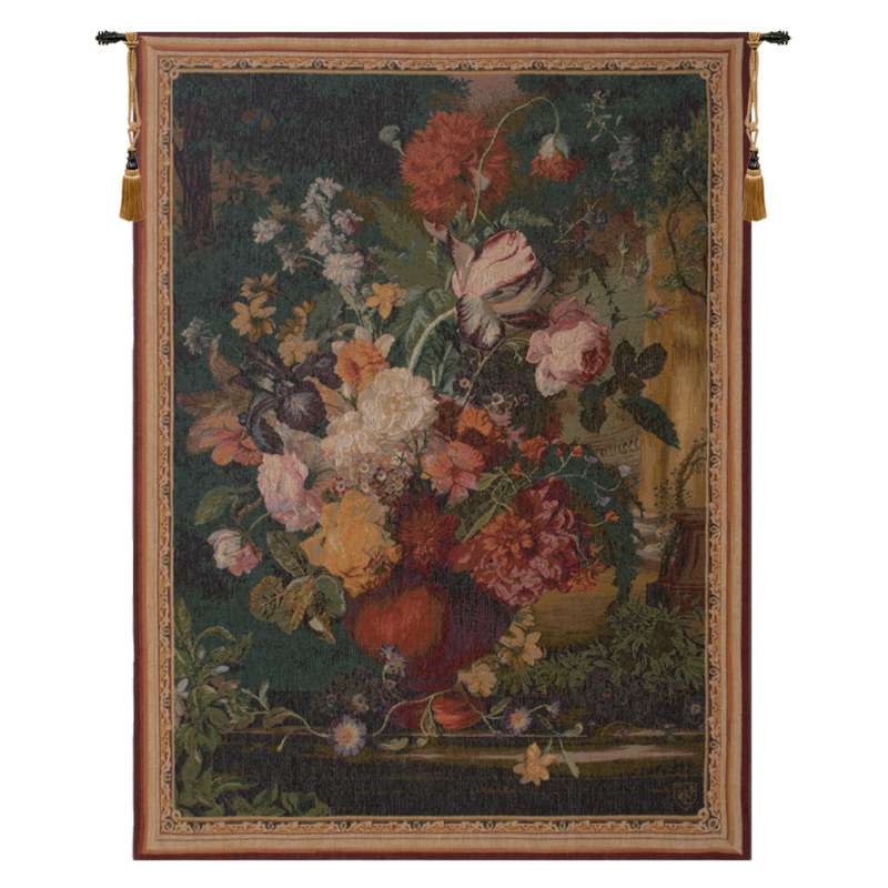 Bouquet Flamand French Tapestry Wall Hanging