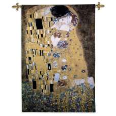 The Kiss Small Wall Tapestry Tapestry Wall Hanging