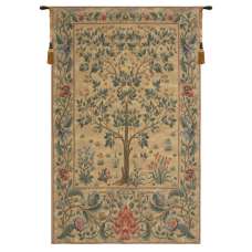Tree of Life Beige III European Tapestry