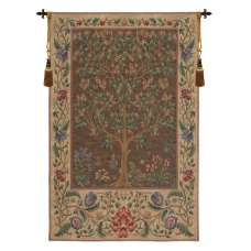 Tree of Life Brown I European Tapestry