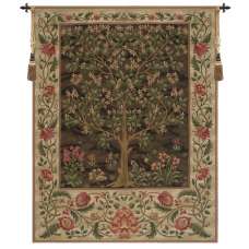 Tree of Life Brown II European Tapestry
