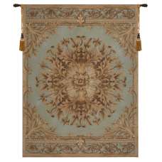 Les Rosaces in Blue French Tapestry