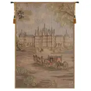 Verdure Chateau Carriage French Wall Tapestry