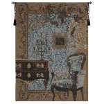 Mobilier Louis XVI Blue European Tapestry Wall hanging