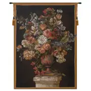 Bouquet Exemplar French Wall Tapestry - 28 in. x 38 in. wool/cotton/other by Charlotte Home Furnishings