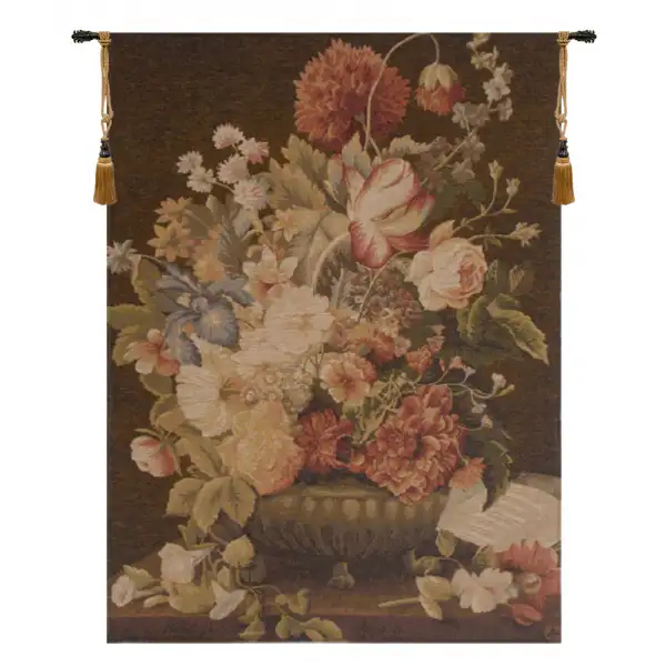 Bouquet Tulipe Fonce French Wall Tapestry