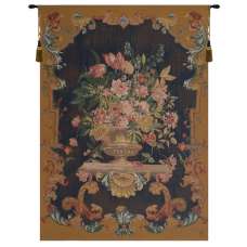 Bouquet XVIII in Bleu European Tapestry Wall hanging