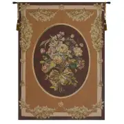 Petit Bouquet En Jaune French Wall Tapestry - 43 in. x 58 in. wool/cotton/other by Pierre-Joseph Redoute