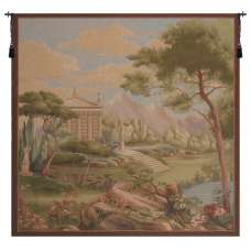 Jardin Panoramique French Tapestry Wall Hanging