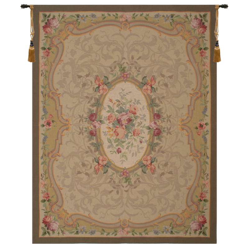 Amboise Medalion French Tapestry Wall Hanging