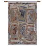 Safari Animals Tapestry of Fine Art