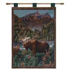 Moose Lake  Fine Art Tapestry