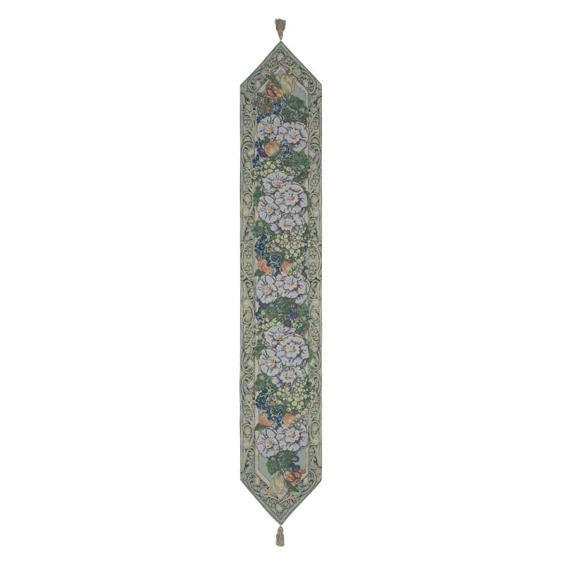 Floral Collage Tapestry Table Runner