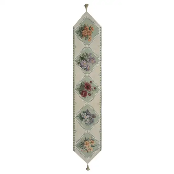Spring Floral Collage Tapestry Table Mat