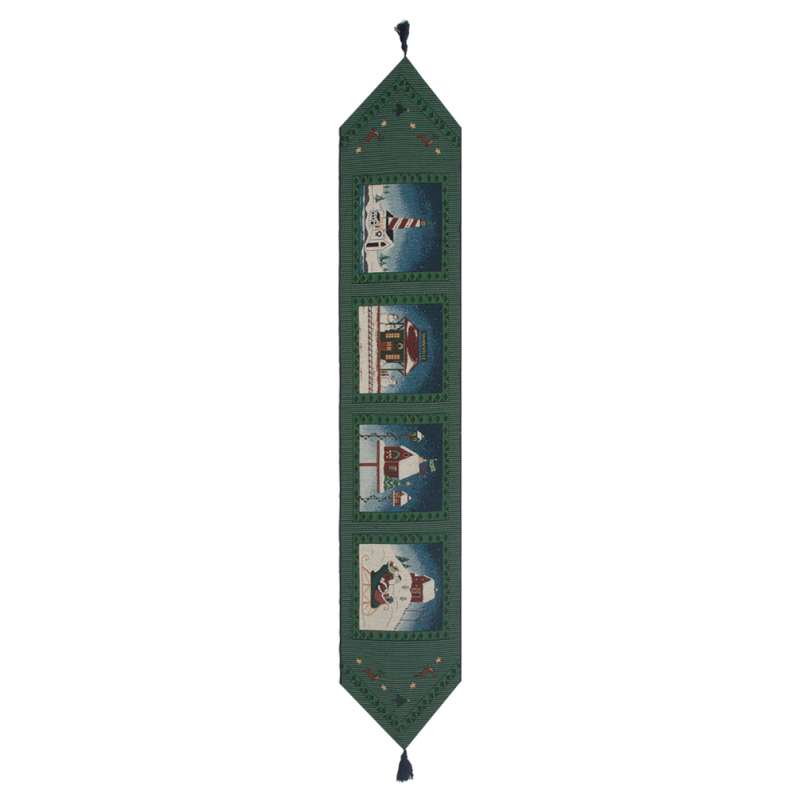 Christmas Collage I Tapestry Table Runner