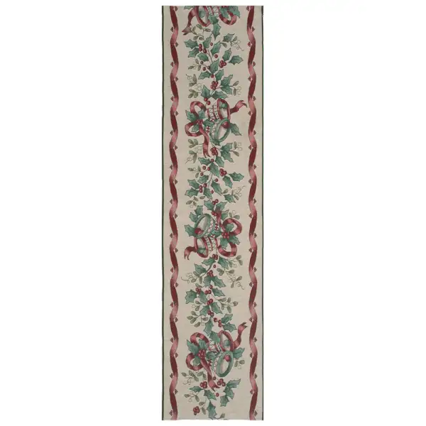 Holly-Holiday Tapestry Table Mat