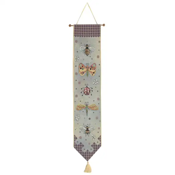 Snug As A Bug Wall Tapestry Bell Pull