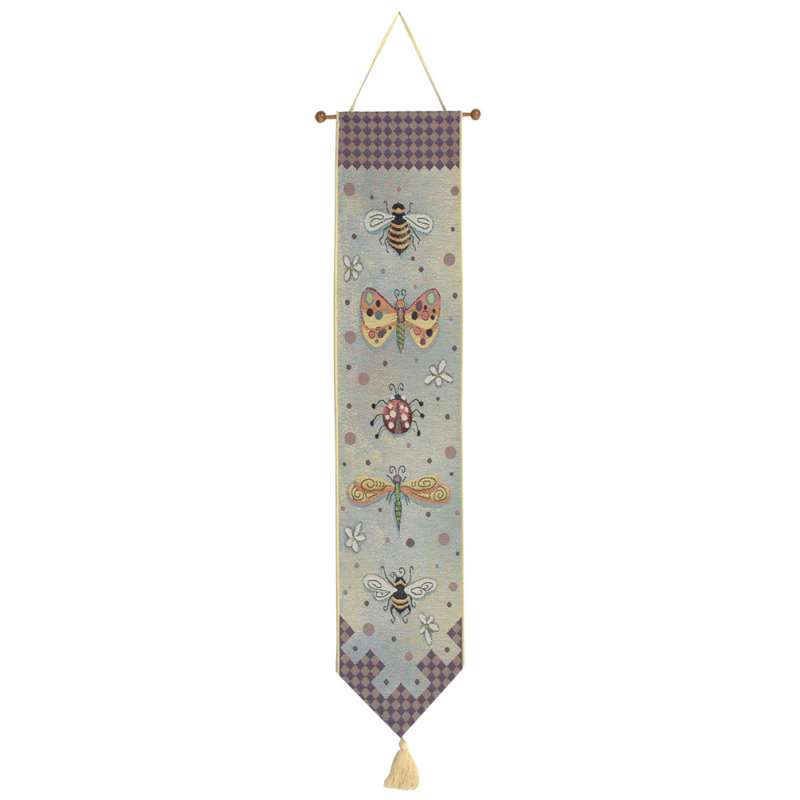 Snug As A Bug Tapestry Bell Pull