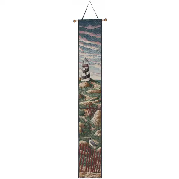 Harbor Lights  Wall Tapestry Bell Pull
