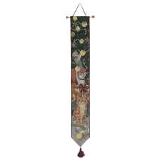 Christmas Curiousity Tapestry Bell Pull