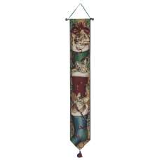 Christmas Curiousity i Bell Pull Tapestry