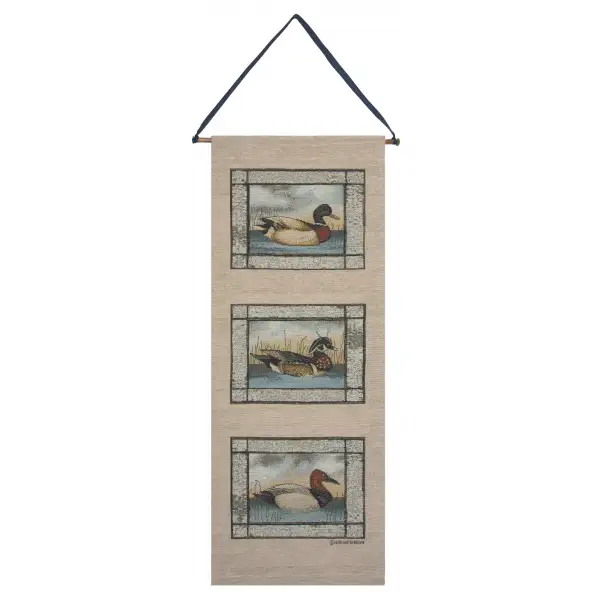 Water Fowl II Wall Tapestry Bell Pull