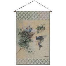 Nature's Harmony Barn Swallow Tapestry Banner