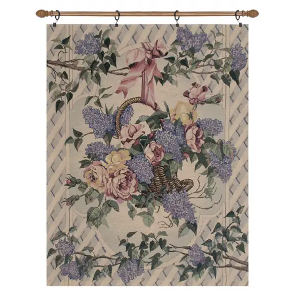 Lavender Bouquet Wall Tapestry