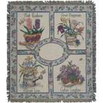 Plant Kindness Decorative Afghan Throws