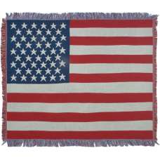American Flag II Tapestry Throw