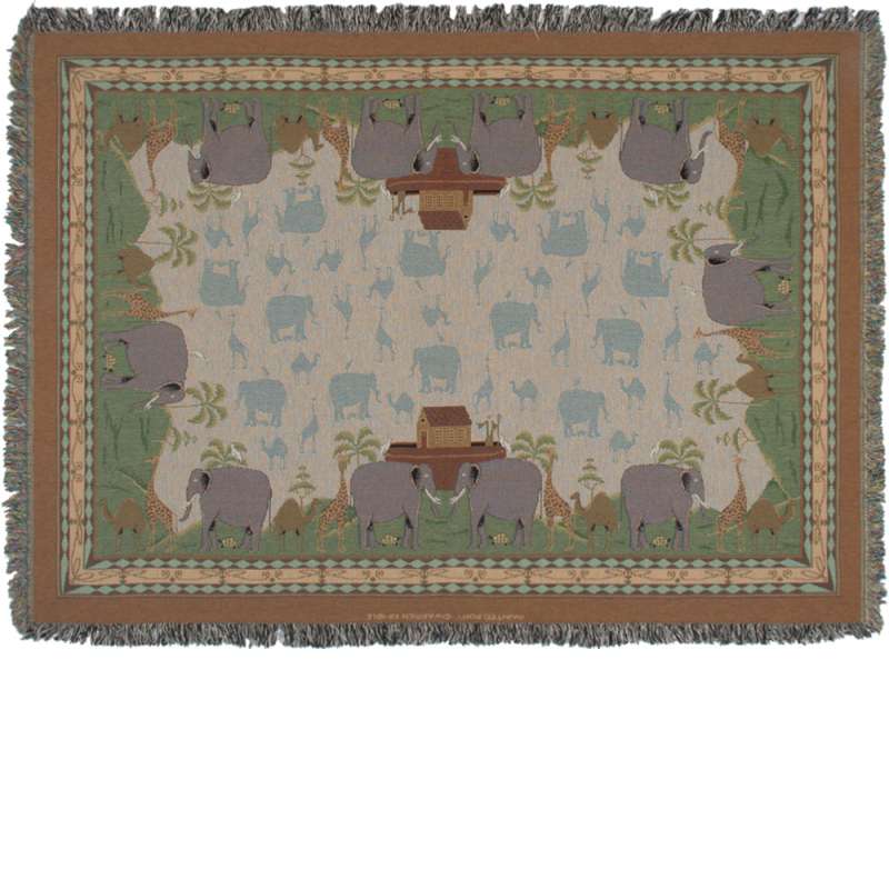 Two by Two Tapestry Throw