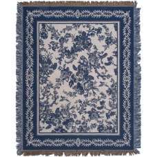 Blue Ensemble Tapestry Throw
