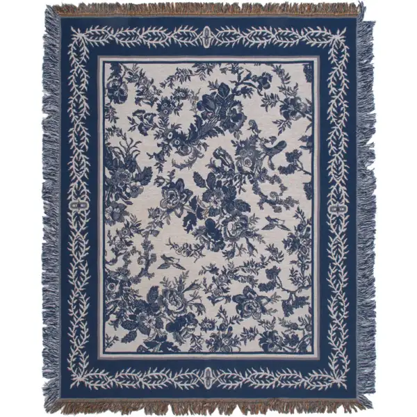 Blue Ensemble Afghan Throw