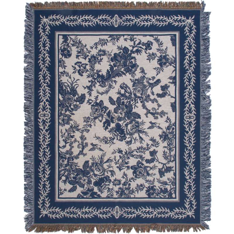 Blue Ensemble Tapestry Throw
