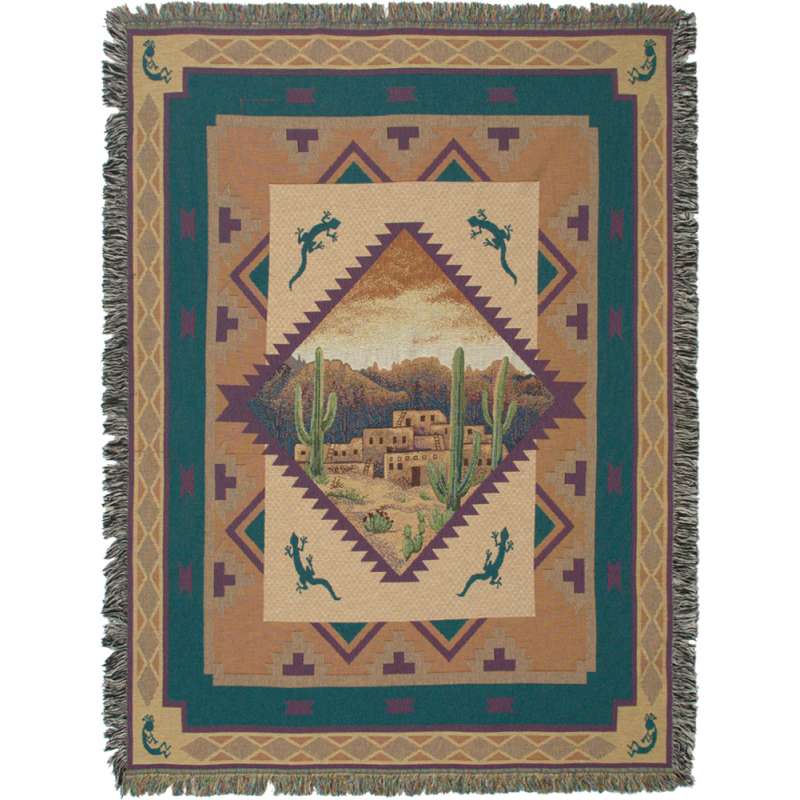 Sedona Sunset II Tapestry Throw