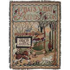 That's What Friends Are For Tapestry Throw