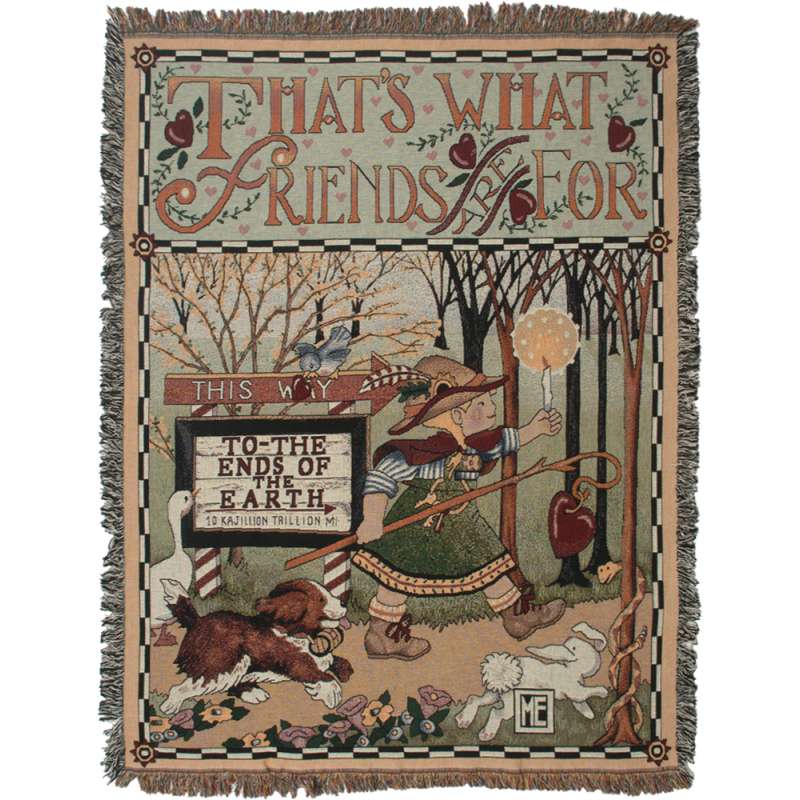 That's What Friends Are For Tapestry Throw