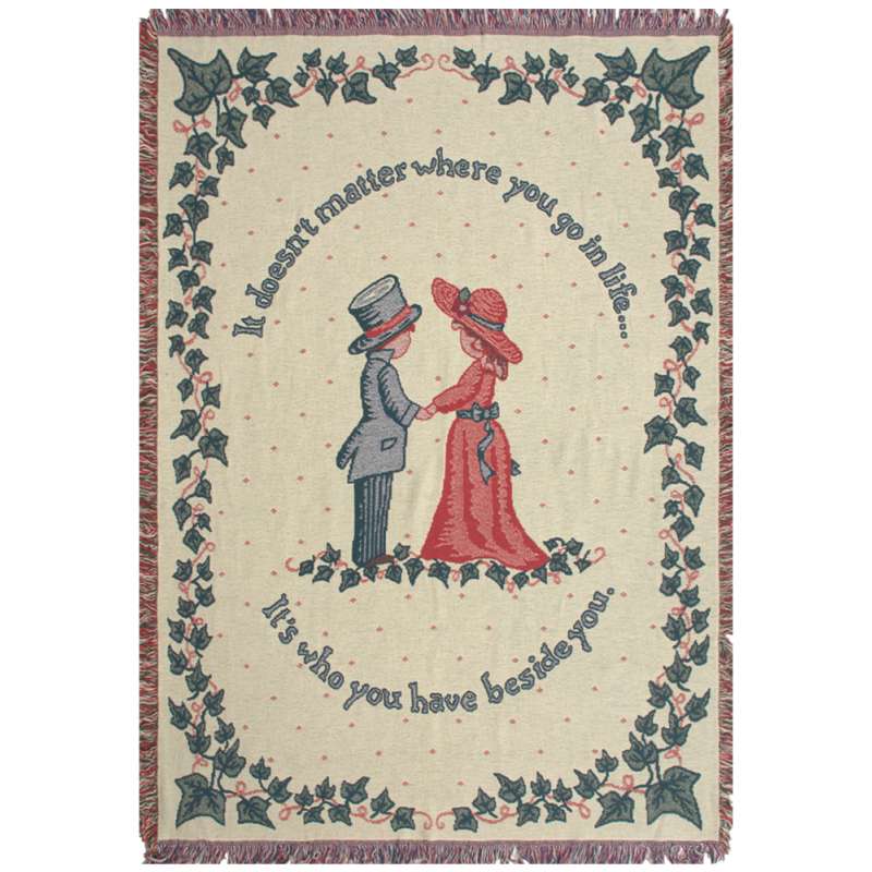 It Doesn't Matter Where Tapestry Throw
