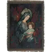 Madonna and Child III Afghan Throws