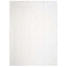 Hearts in White Tapestry Throw