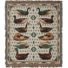 Duck Duck Duck Tapestry Throw